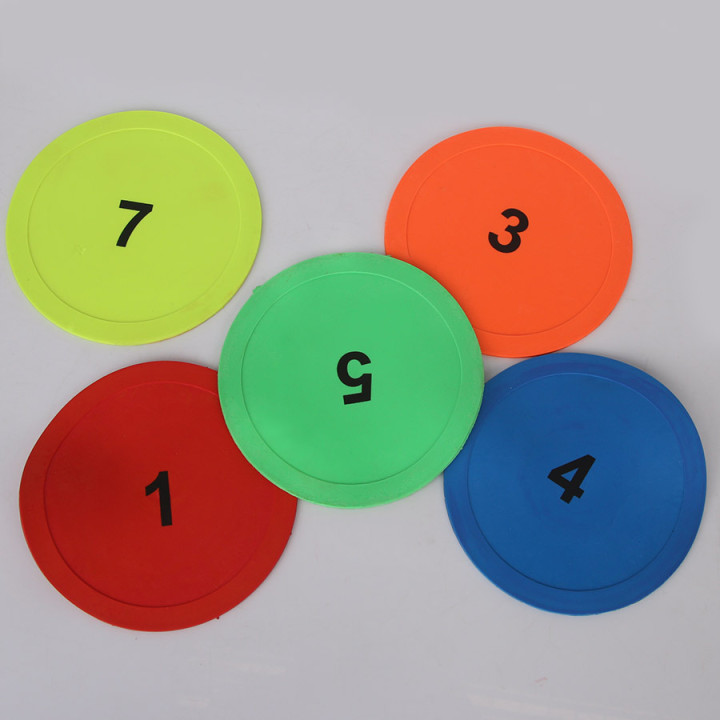 Pole do zabaw z numerami-krążek 15cm-10szt | VUX.pl