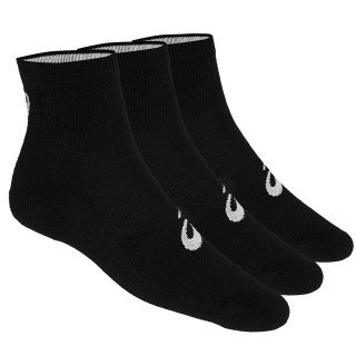 Skarpety do biegania Asics Quarter 3 pary czarne 155205 0900 | VUX.pl