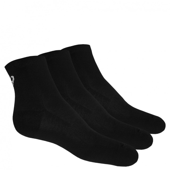 Skarpety do biegania Asics Quarter 3 pary czarne 155205 0900 | VUX.pl
