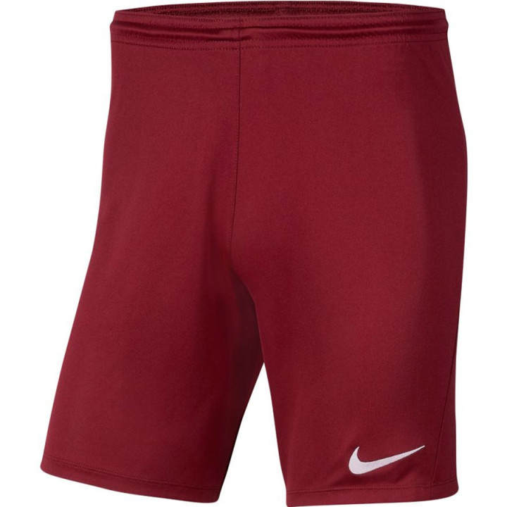 Spodenki piłkarskie męskie Nike Park III bordowe BV6855-677 | VUX.pl