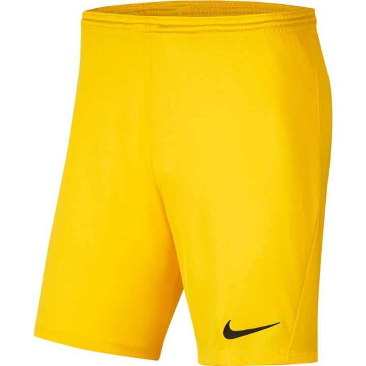 Spodenki piłkarskie treningowe męskie Nike Park III żółte | VUX.pl