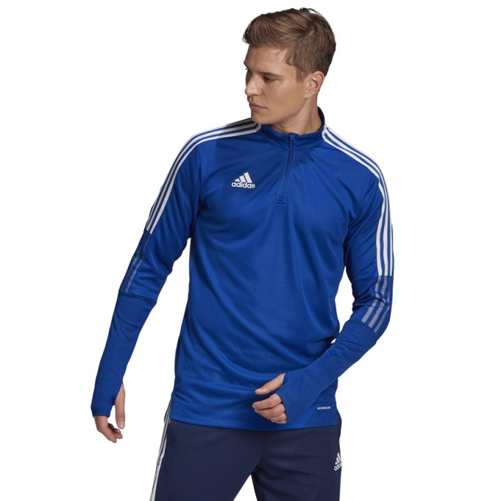 Bluza treningowa męska adidas Tiro 21 Aeroready niebieska | VUX.pl