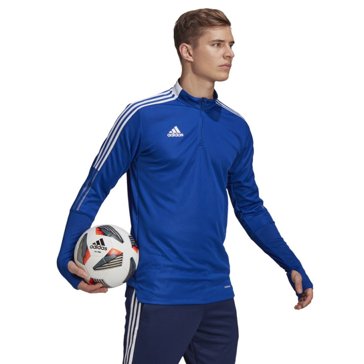 Bluza treningowa męska adidas Tiro 21 Aeroready niebieska | VUX.pl