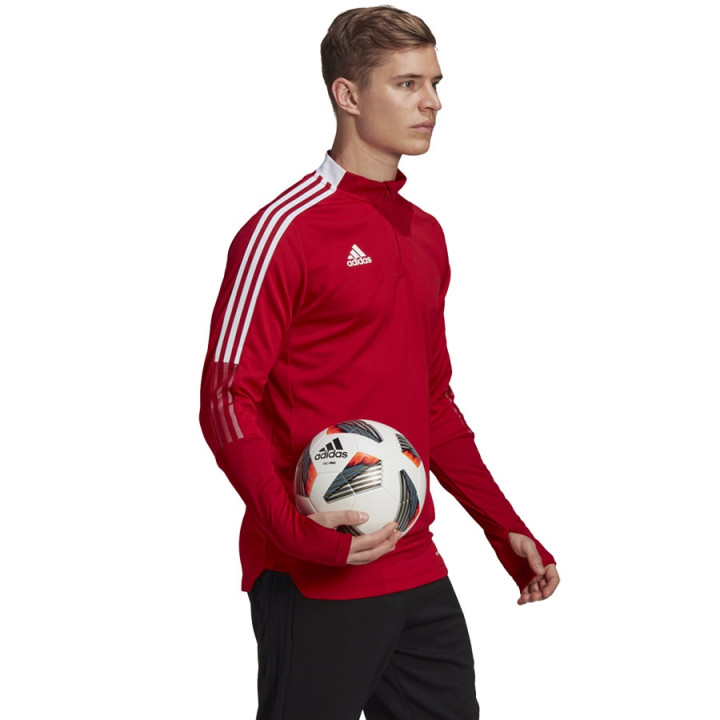 Bluza treningowa męska adidas Tiro 21 Training Top czerwona | VUX.pl