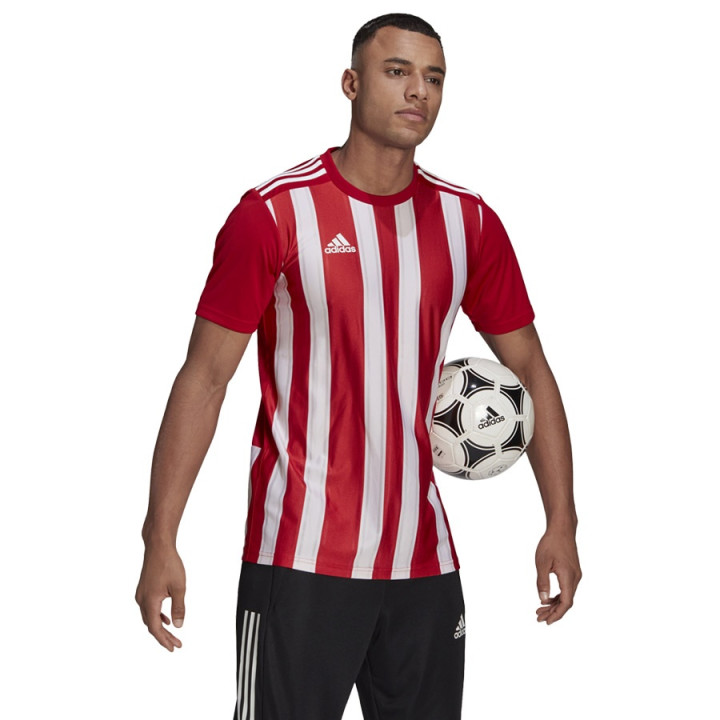 Koszulka piłkarska męska adidas Striped 21 czerwona | VUX.pl