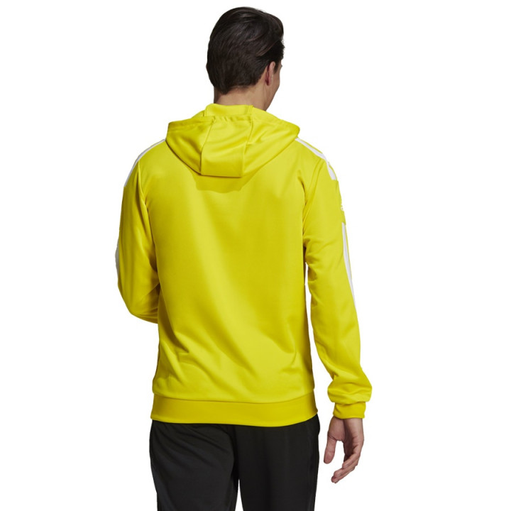 Bluza piłkarska z kapturem męska adidas Squadra 21 żółta | VUX.pl