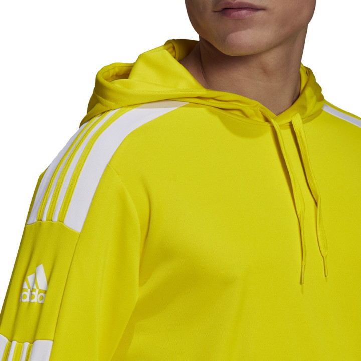 Bluza piłkarska z kapturem męska adidas Squadra 21 żółta | VUX.pl