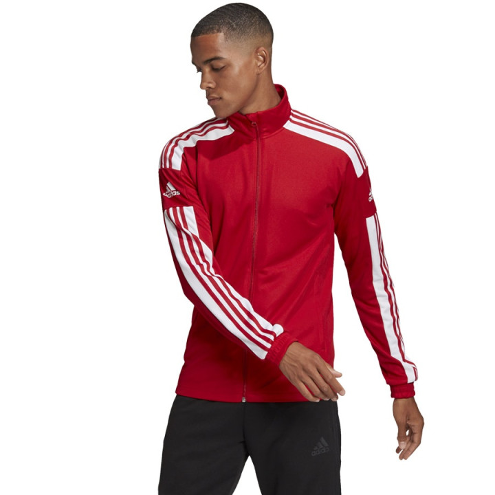 Bluza treningowa rozpinana męska adidas Squadra 21 czerwona | VUX.pl