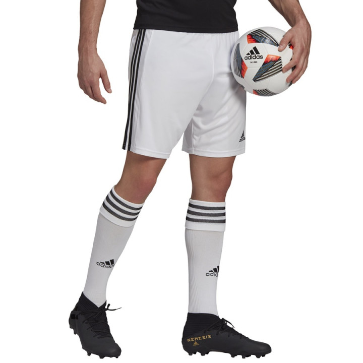 Spodenki piłkarskie męskie adidas Squadra 21 białe GN5773 | VUX.pl