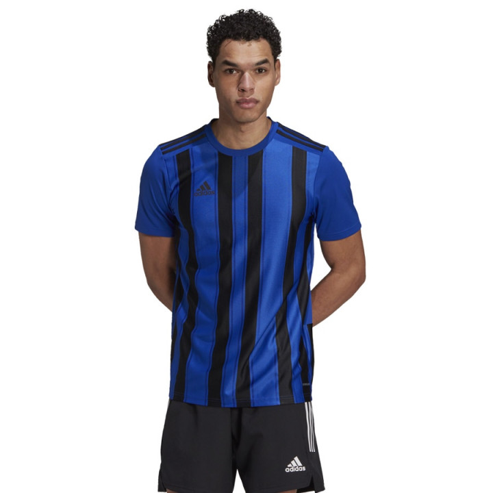 Koszulka piłkarska męska adidas Striped 21 niebieska GV1380 | VUX.pl