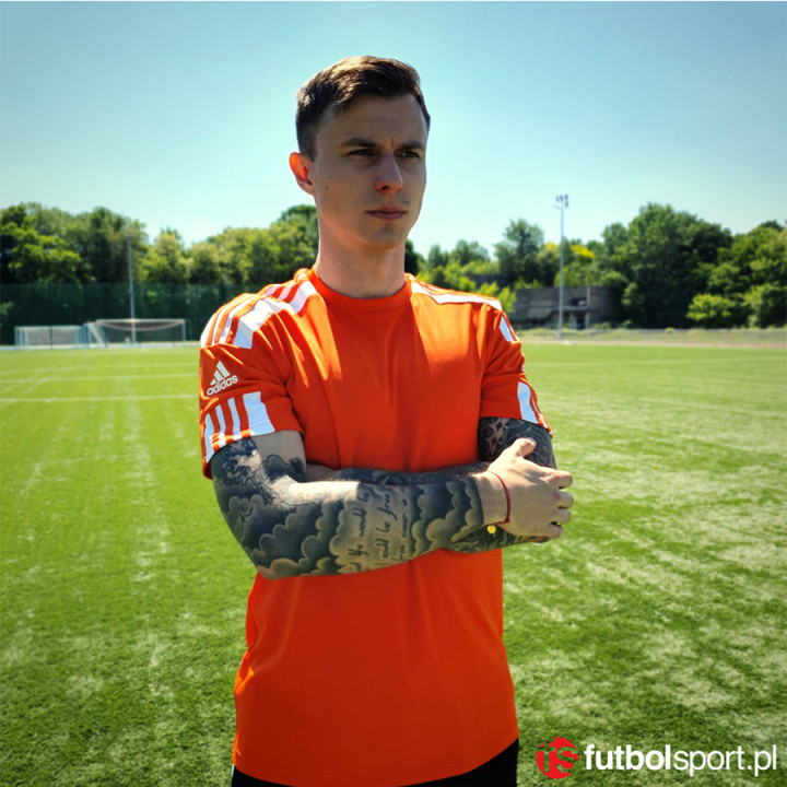 Koszulka treningowa męska adidas Squadra 21 pomarańczowa | VUX.pl