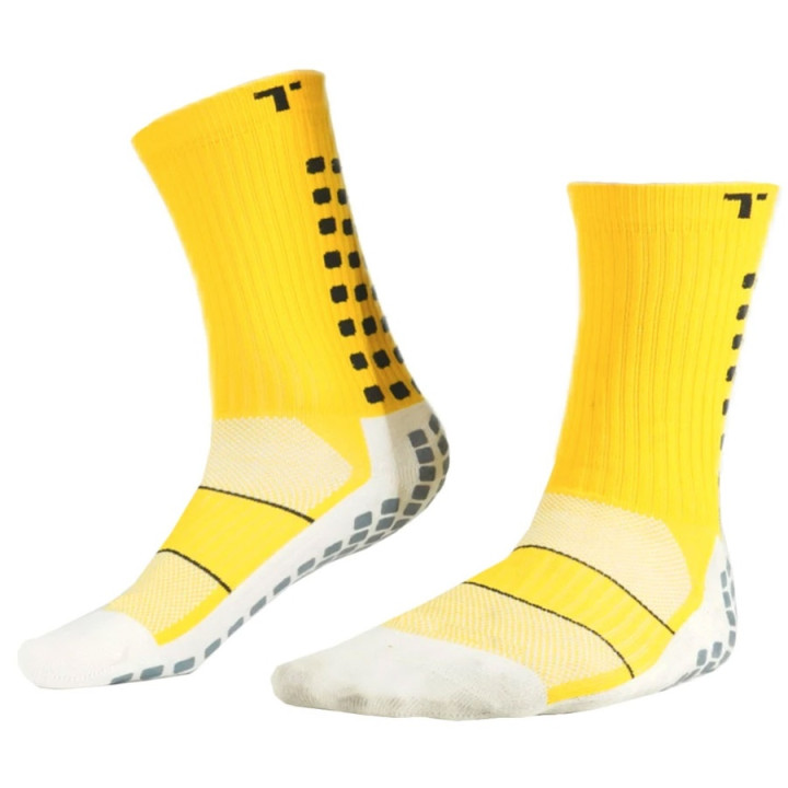 Getry piłkarskie poliestrowe Trusox 3.0 Thin żółte S737517 | VUX.pl