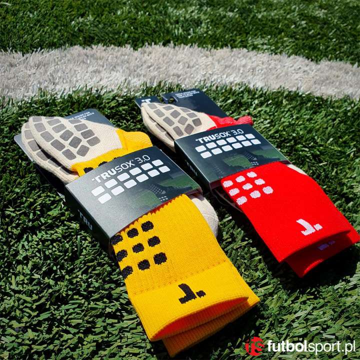 Getry piłkarskie poliestrowe Trusox 3.0 Thin żółte S737517 | VUX.pl