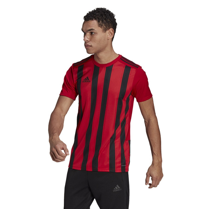 Koszulka treningowa męska adidas Striped 21 czerwona | VUX.pl