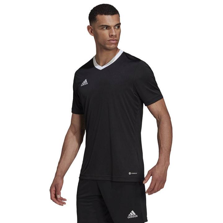 Koszulka piłkarska męska adidas Entrada 22 czarna Aeroready | VUX.pl
