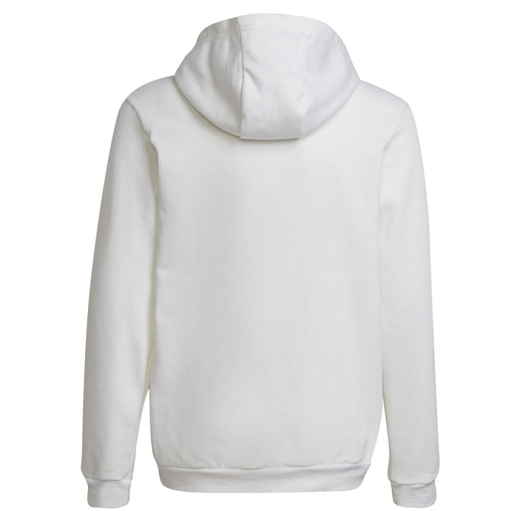 Bluza z kapturem dziecięca adidas Entrada 22 biała HG6303 | VUX.pl