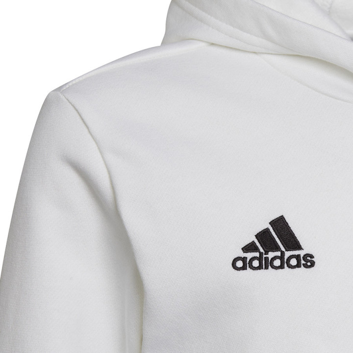 Bluza z kapturem dziecięca adidas Entrada 22 biała HG6303 | VUX.pl