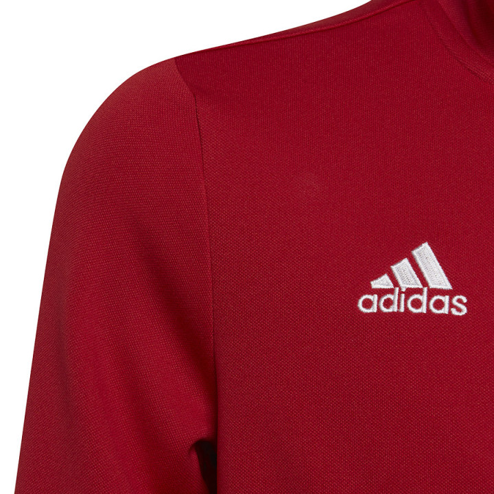 Bluza rozpinana dziecięca adidas Entrada 22 czerwona H57563 | VUX.pl