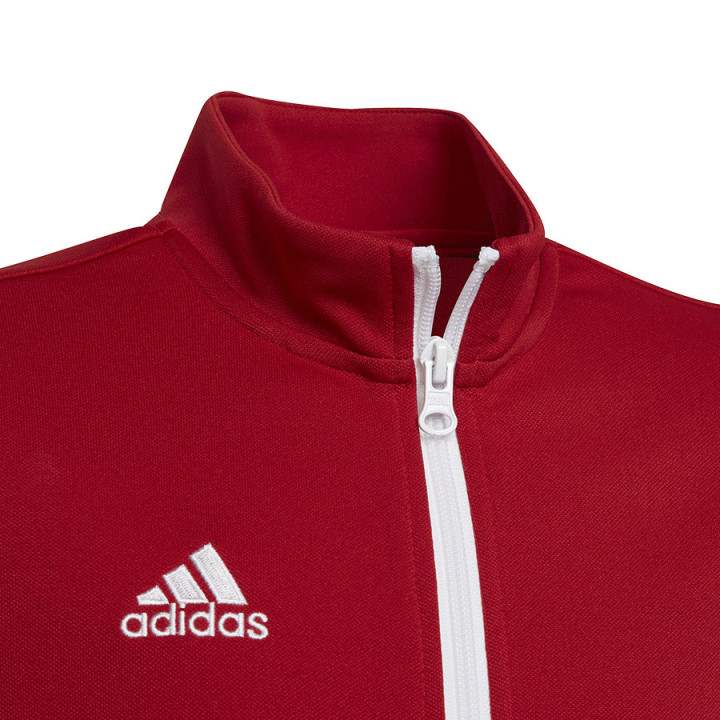 Bluza rozpinana dziecięca adidas Entrada 22 czerwona H57563 | VUX.pl