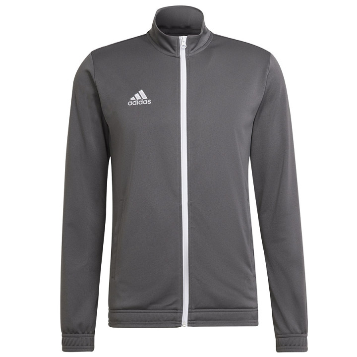 Bluza piłkarska rozpinana męska adidas Entrada 22 szara | VUX.pl