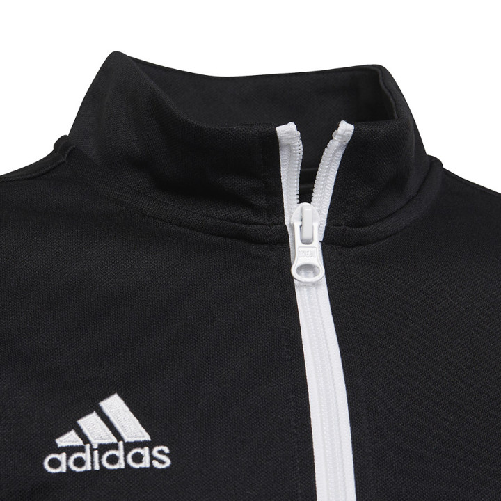 Bluza rozpinana dziecięca adidas Entrada 22 czarna H57520 | VUX.pl