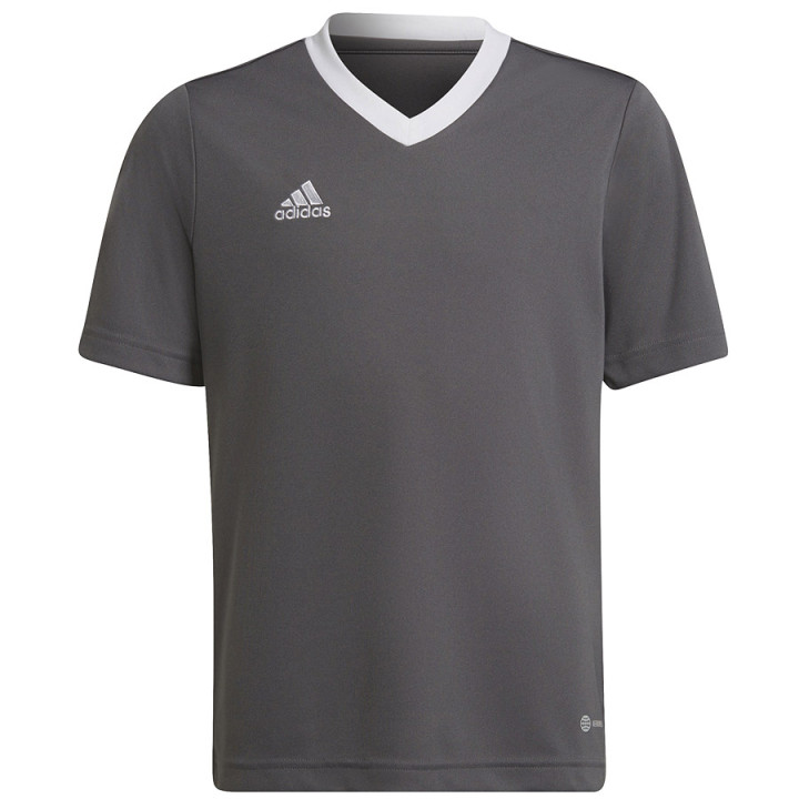 Koszulka piłkarska dziecięca adidas Entrada 22 szara H57499 | VUX.pl