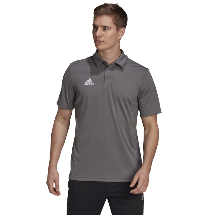 Koszulka polo męska adidas Entrada 22 poliestrowa szara | VUX.pl