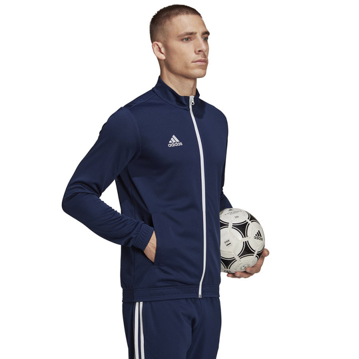Bluza dresowa rozpinana męska adidas Entrada 22 granatowa | VUX.pl