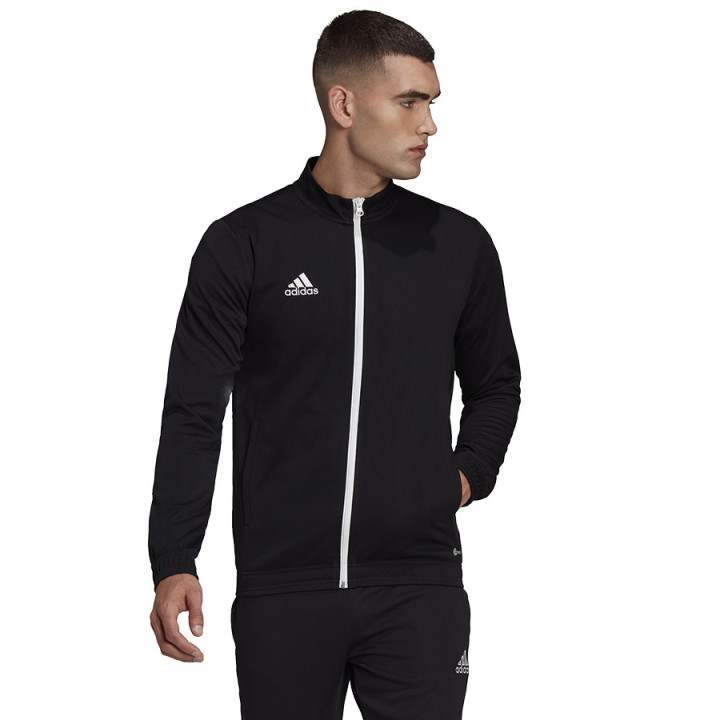 Bluza rozpinana bez kaptura męska adidas Entrada 22 czarna | VUX.pl