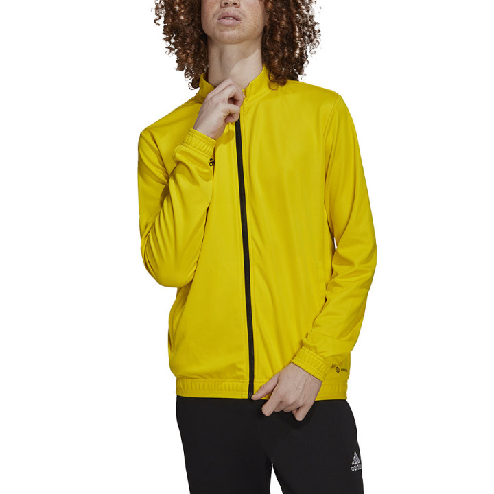 Bluza piłkarska rozpinana męska adidas Entrada 22 żółta | VUX.pl