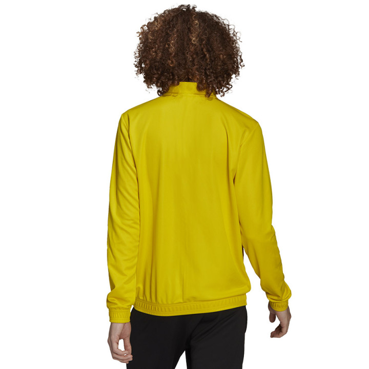 Bluza piłkarska rozpinana męska adidas Entrada 22 żółta | VUX.pl