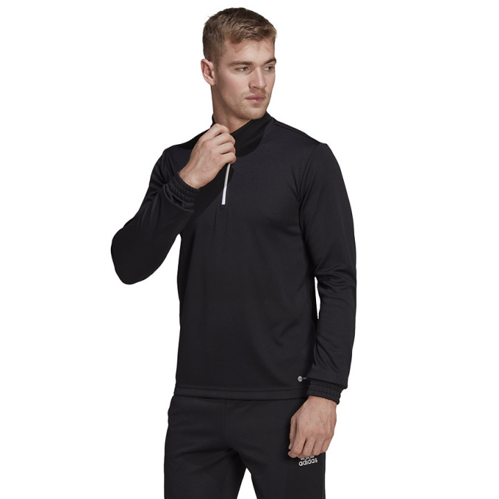 Bluza treningowa bez kaptura męska adidas Entrada 22 czarna | VUX.pl
