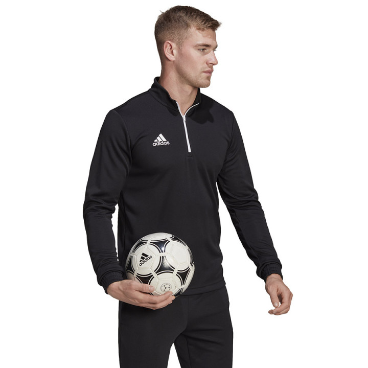Bluza treningowa bez kaptura męska adidas Entrada 22 czarna | VUX.pl