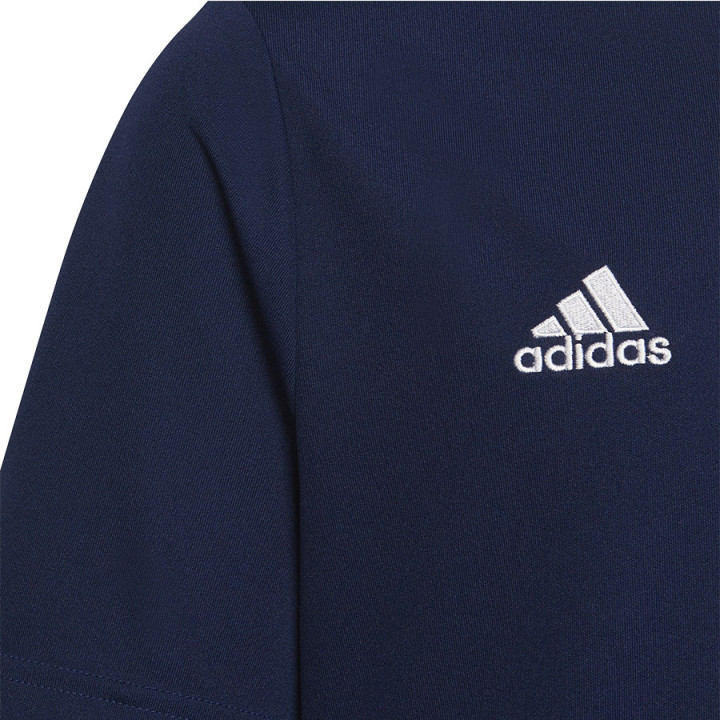 Koszulka piłkarska junior adidas Entrada 22 granatowa H57564 | VUX.pl