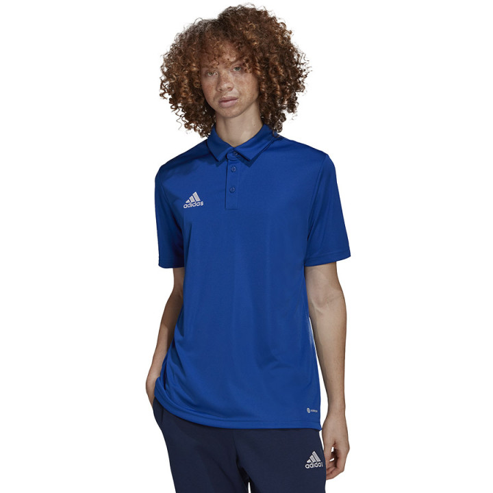 Koszulka polo męska adidas Entrada 22 krótki rękaw niebieska | VUX.pl