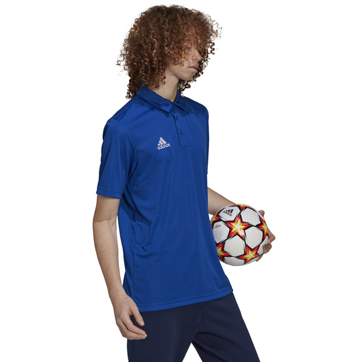 Koszulka polo męska adidas Entrada 22 krótki rękaw niebieska | VUX.pl