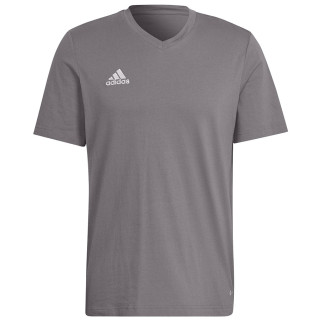 Koszulka piłkarska męska adidas Entrada 22 szara dekolt w | VUX.pl