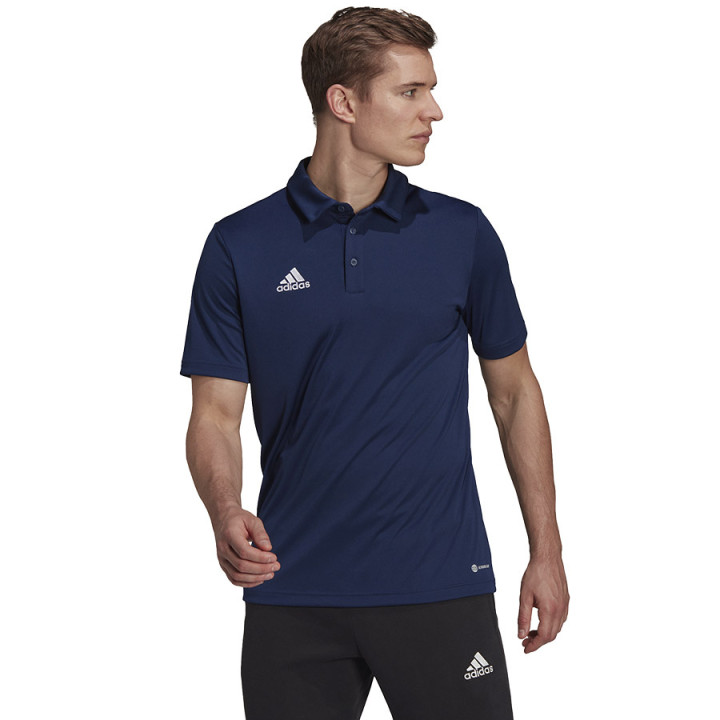 Koszulka polo męska adidas Entrada 22 granatowa krótki rękaw | VUX.pl