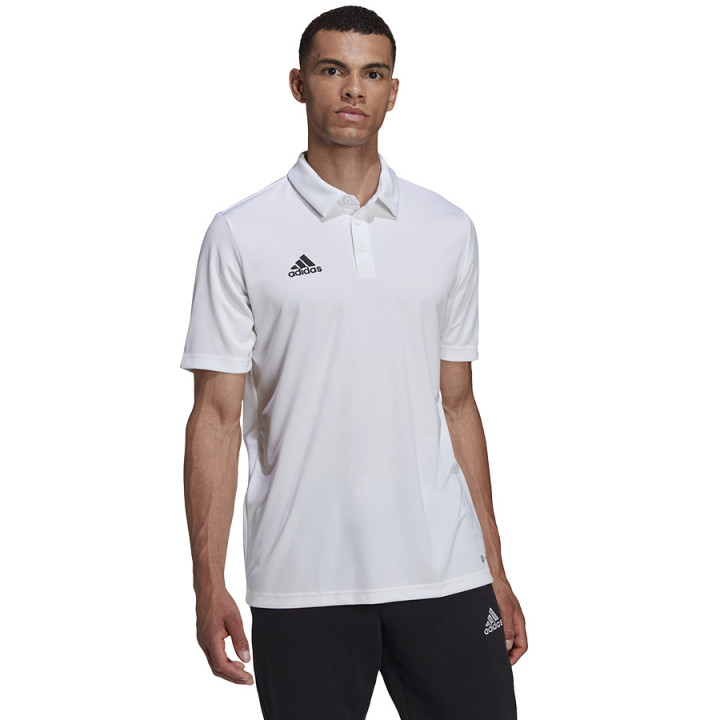 Koszulka polo męska adidas Entrada 22 biała krótki rękaw | VUX.pl