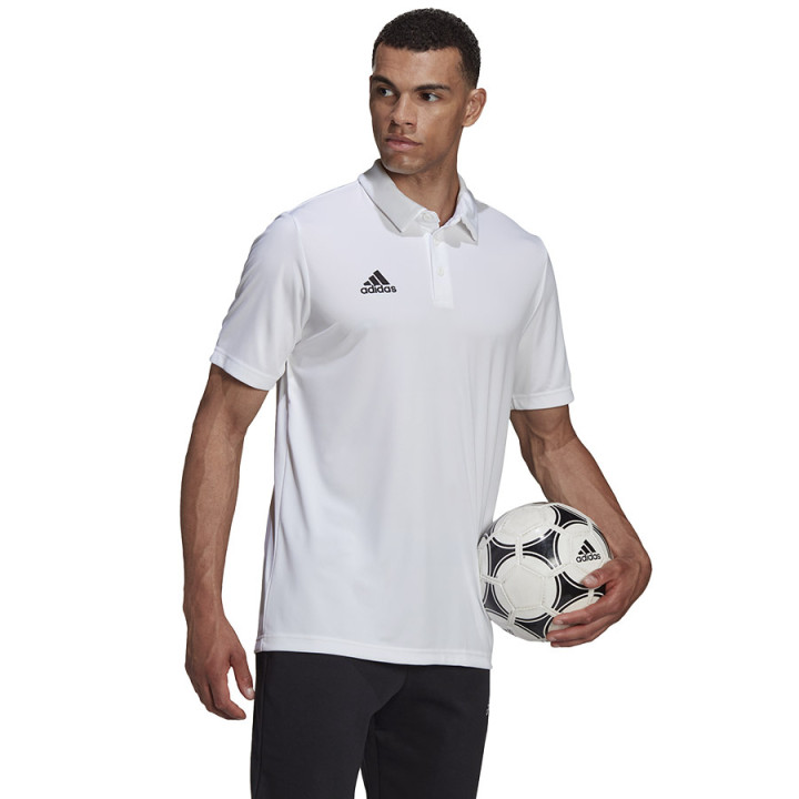 Koszulka polo męska adidas Entrada 22 biała krótki rękaw | VUX.pl