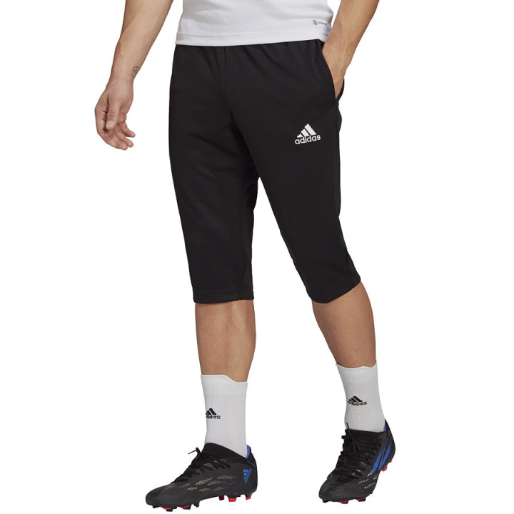 Spodnie piłkarskie 3/4 męskie adidas Entrada 22 czarne HB0576 | VUX.pl