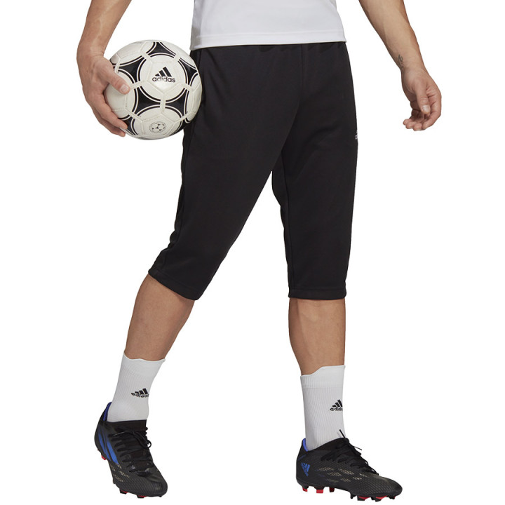 Spodnie piłkarskie 3/4 męskie adidas Entrada 22 czarne HB0576 | VUX.pl