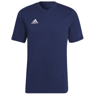 Koszulka treningowa bawełniana adidas Entrada 22 granatowa | VUX.pl