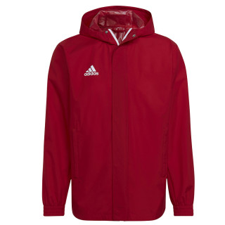 Kurtka wiatroszczelna męska adidas Entrada 22 czerwona HG6299 | VUX.pl