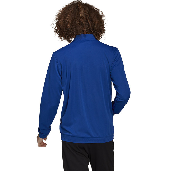 Bluza piłkarska rozpinana męska adidas Entrada 22 niebieska | VUX.pl