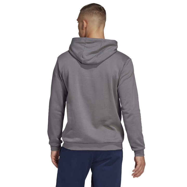 Bluza bawełniana z kapturem męska adidas Entrada 22 szara | VUX.pl
