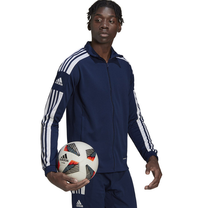 Bluza treningowa rozpinana męska adidas Squadra 21 granatowa | VUX.pl