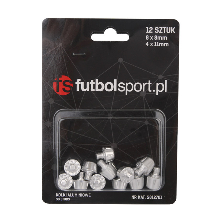 Kołki futbolsport aluminiowe 8x8mm + 4x11mm | VUX.pl