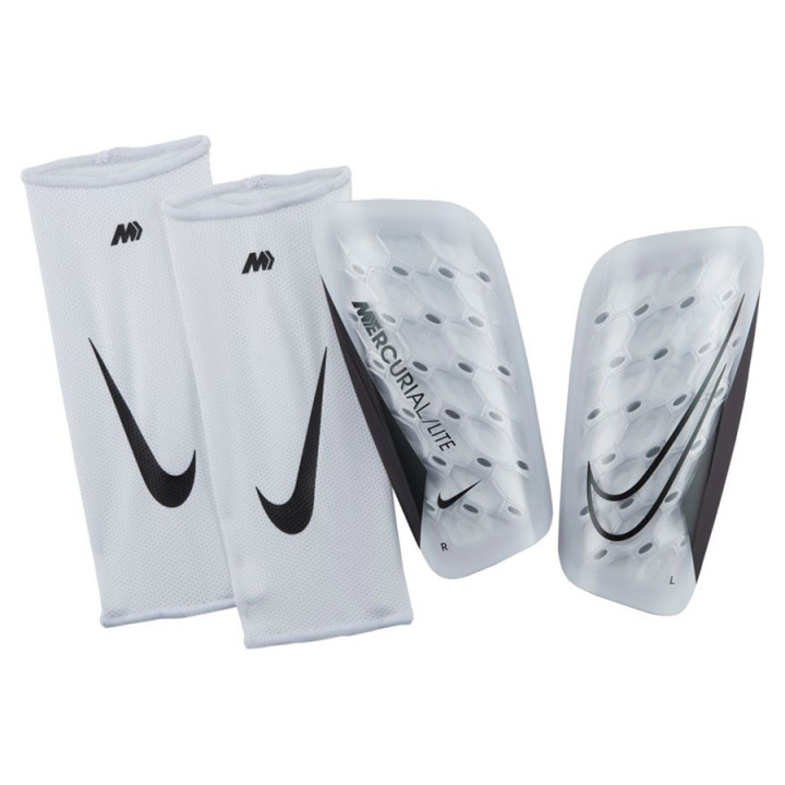 Ochraniacze piłkarskie na goleń Nike Mercurial Lite białe | VUX.pl