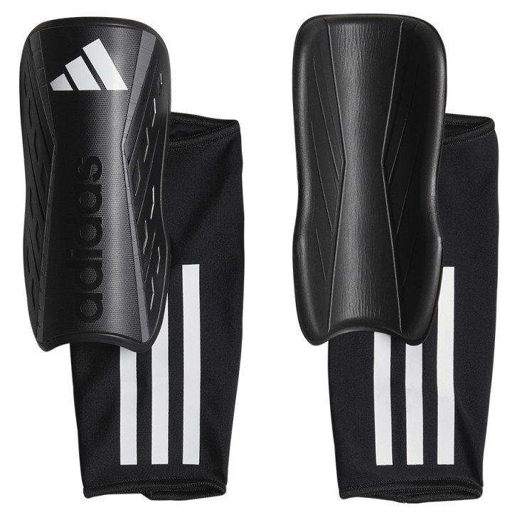 Ochraniacze piłkarskie adidas Tiro SG czarne ze skarpetami | VUX.pl
